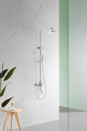 Душевая система с изливом Arrow AG3307CP-1 хром